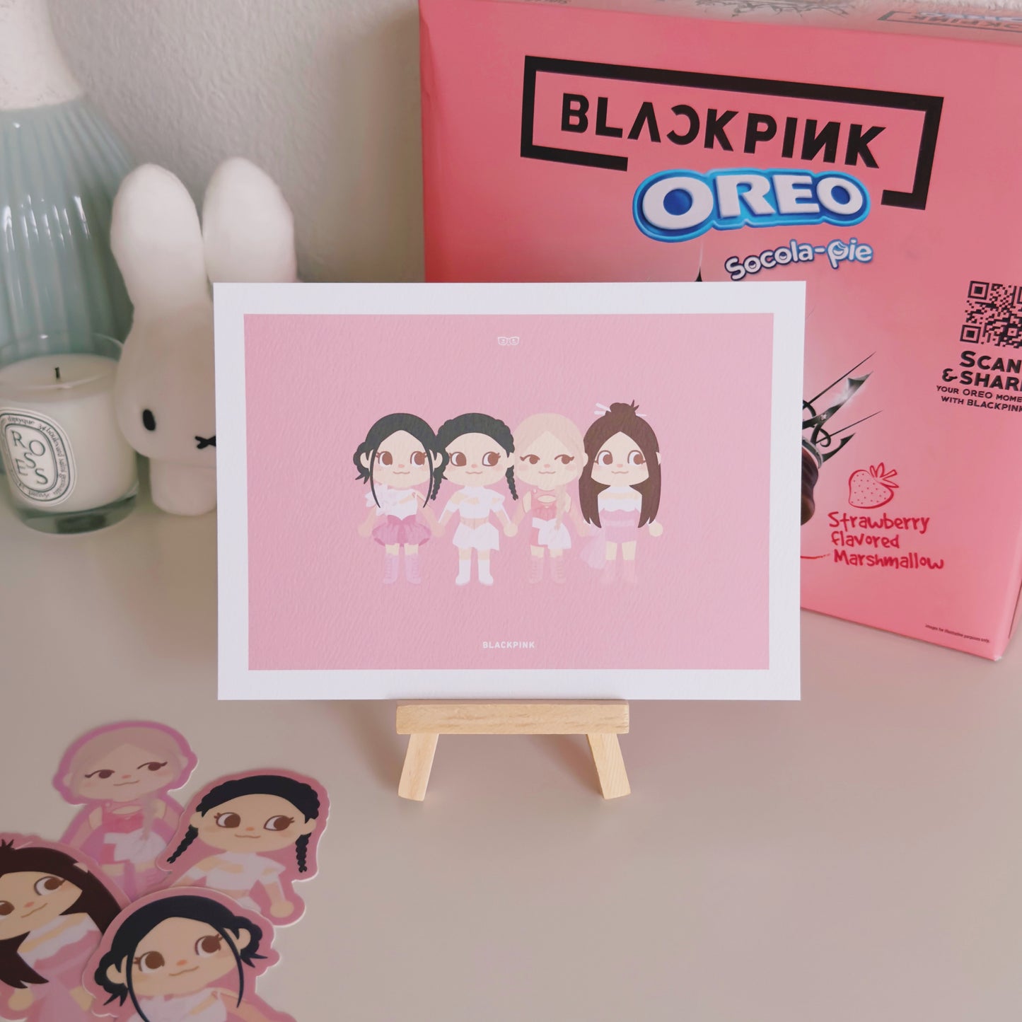 BLACKPINK Group: Art Print