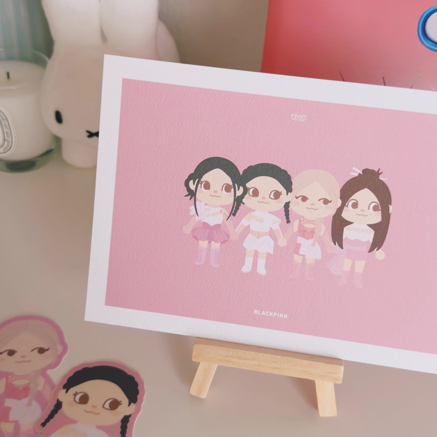 BLACKPINK Group: Art Print