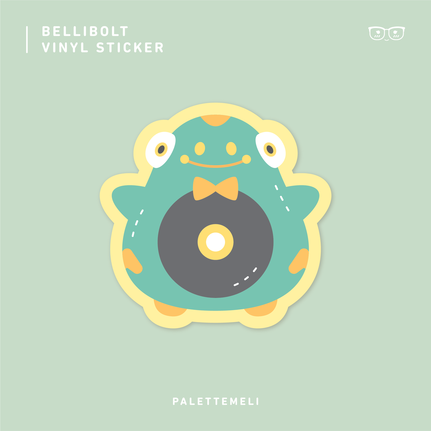 Bellibolt Plushie: Vinyl Sticker