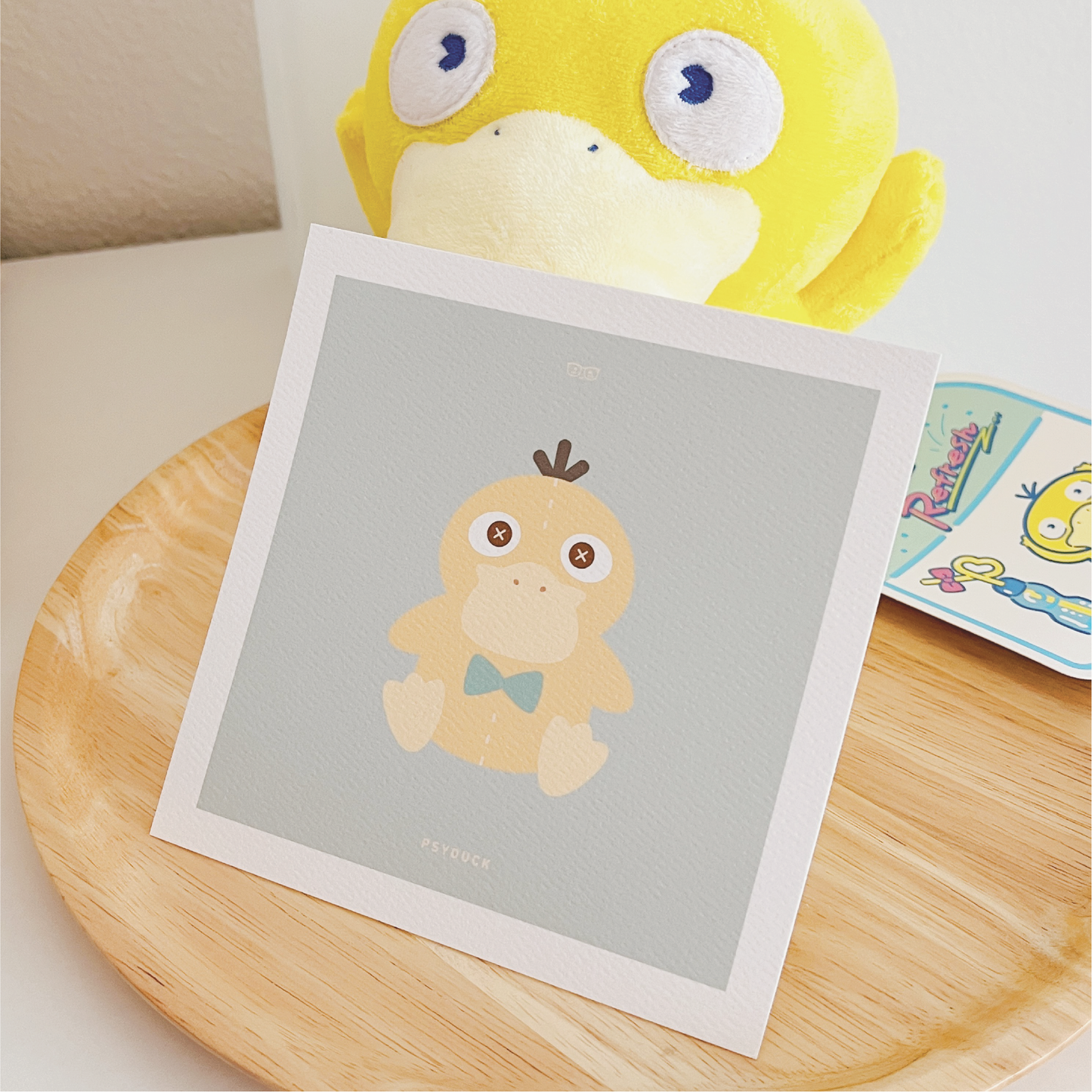 Psyduck Plushie: Art Print
