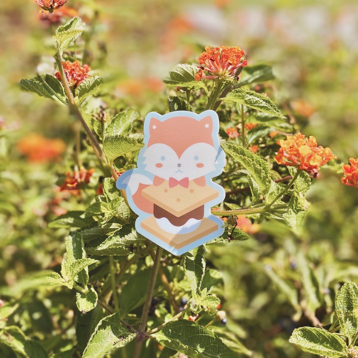 Flint Fox S'mores: Vinyl Sticker