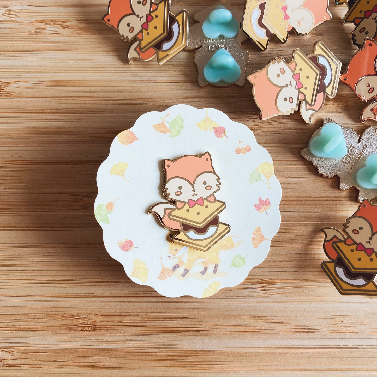 Flint Fox S'mores: Hard Enamel Pin