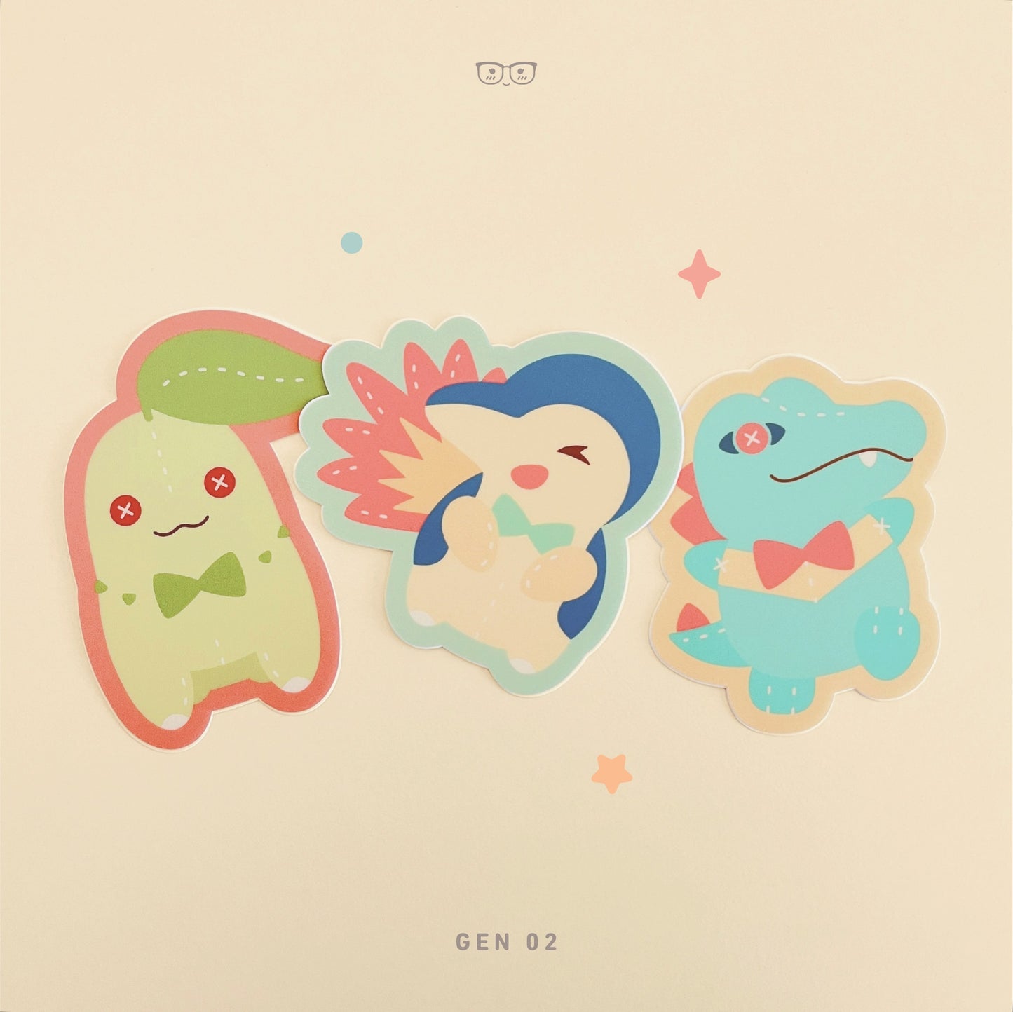 Starter Plushies Gen 02: Vinyl Stickers