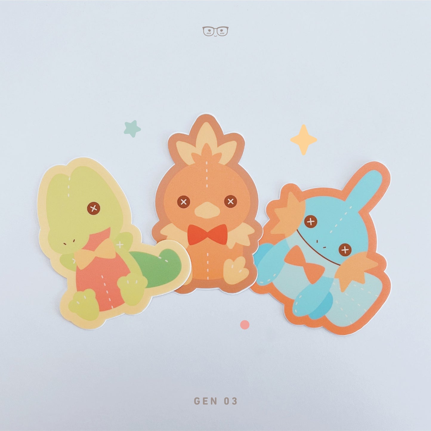 Starter Plushies Gen 03: Vinyl Stickers