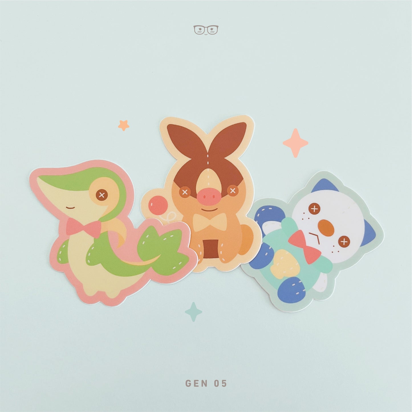 Starter Plushies Gen 05: Vinyl Stickers