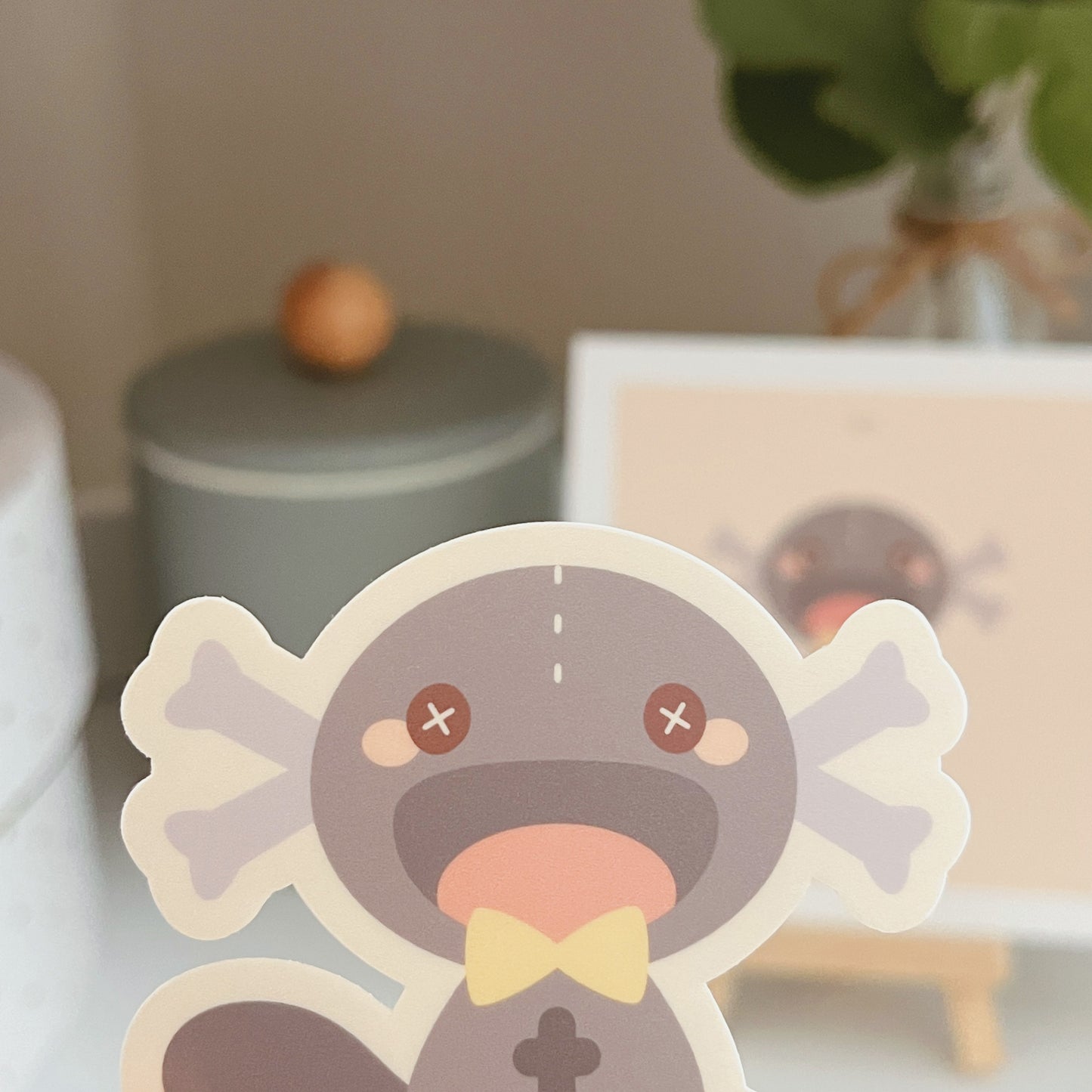 Paldean Wooper Plushie: Vinyl Sticker