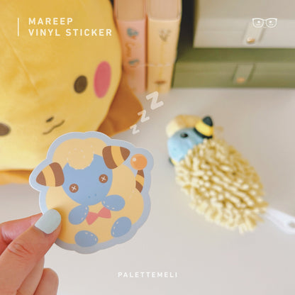 Mareep Plushie: Vinyl Sticker