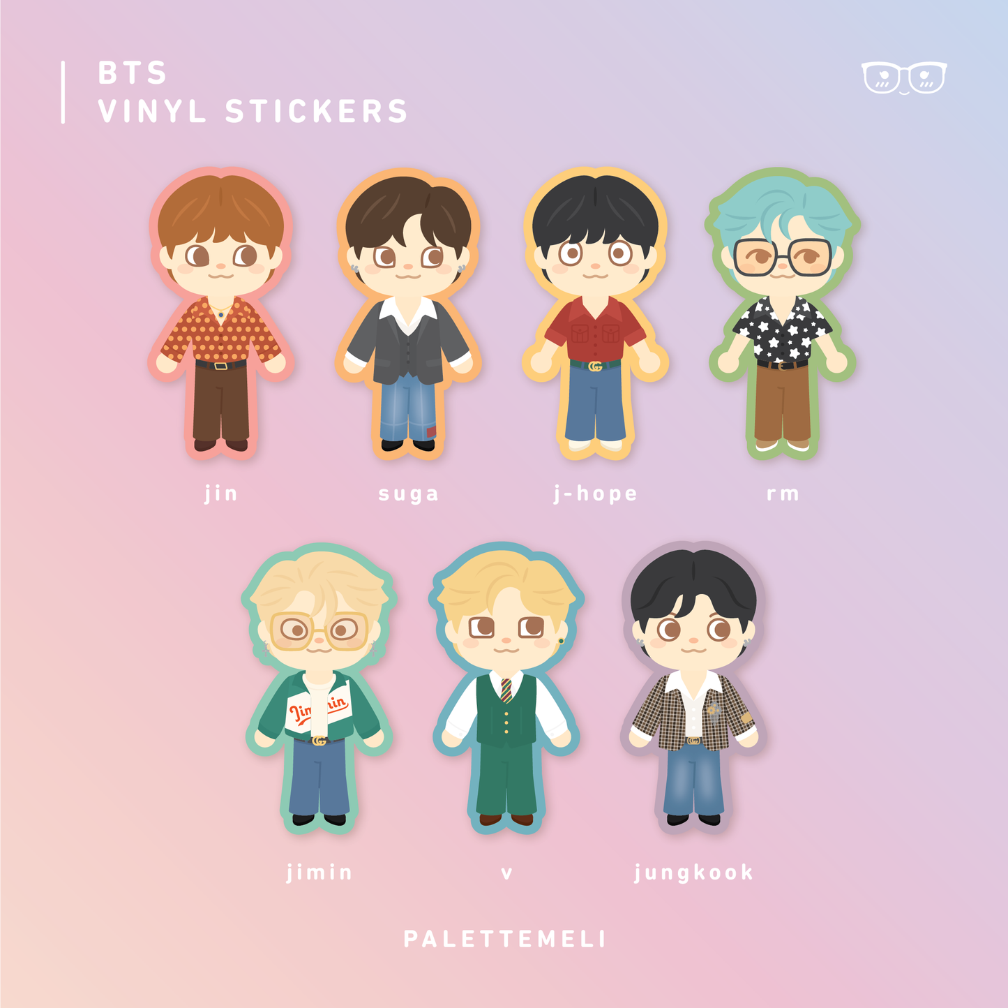 BTS: Vinyl Stickers