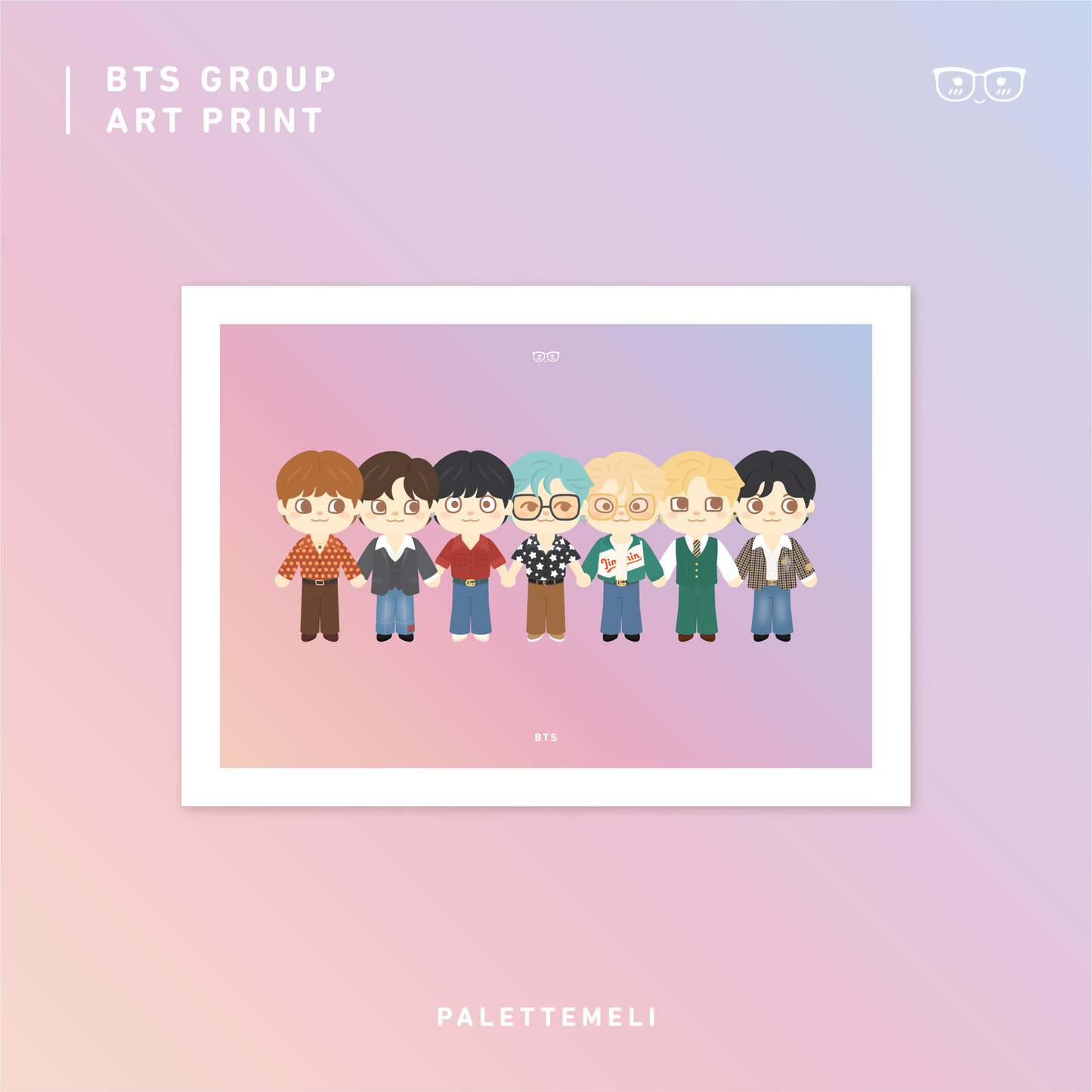 BTS Group: Art Print