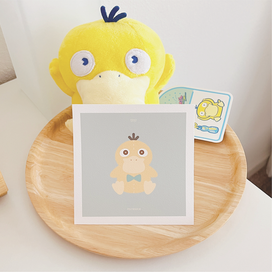 Psyduck Plushie: Art Print