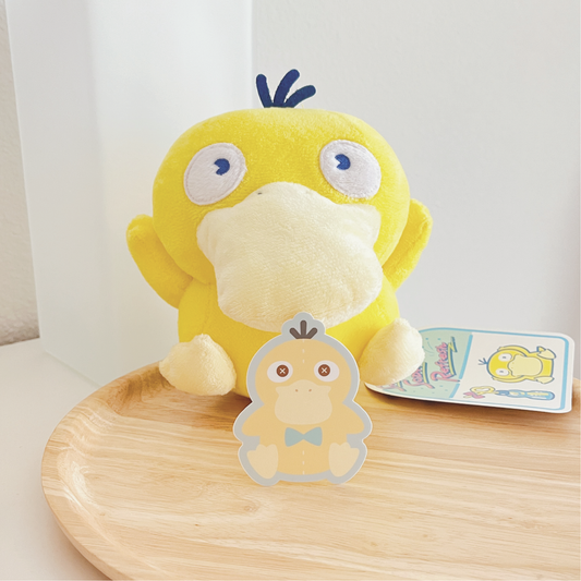 Psyduck Plushie: Vinyl Sticker