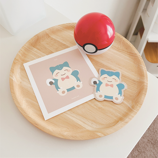 Snorlax Plushie: Art Print