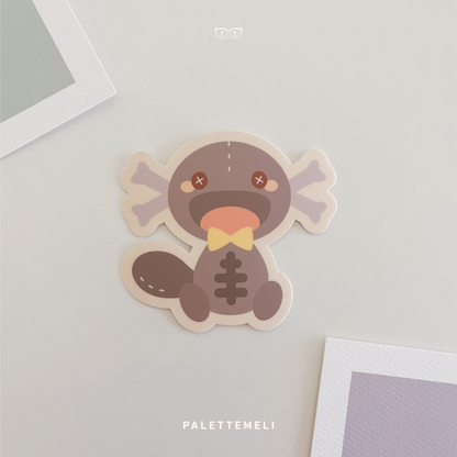 Paldean Wooper Plushie: Vinyl Sticker