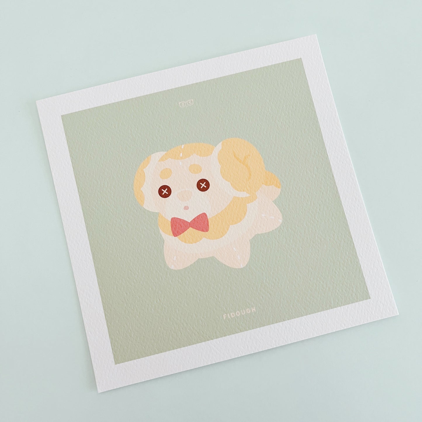 Dough Puppy Plushie: Art Print